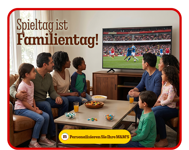 PERSONALISIEREN SIE IHRE M&M'S