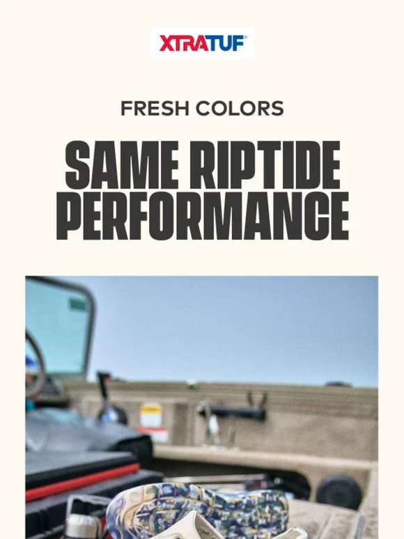 New Riptide Sandal Colorways