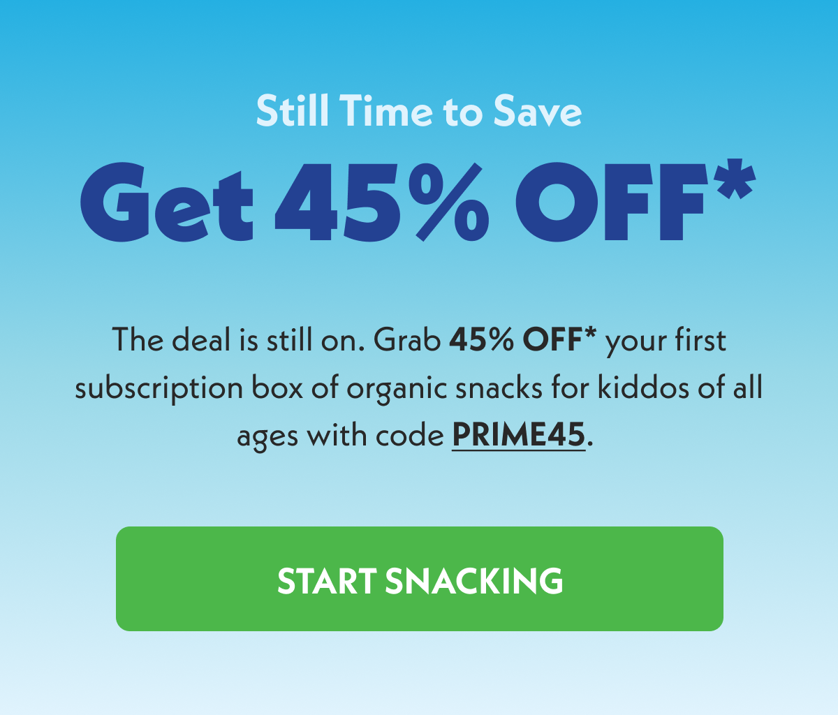 Still Time to Save