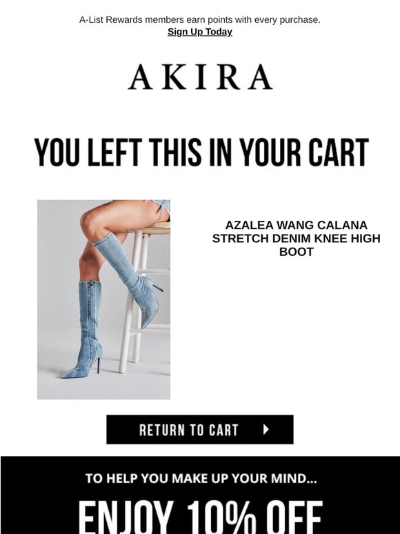 We saved your cart