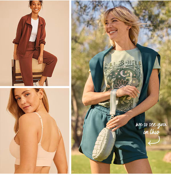 We so see you in this. Models wearing maurices cothing.