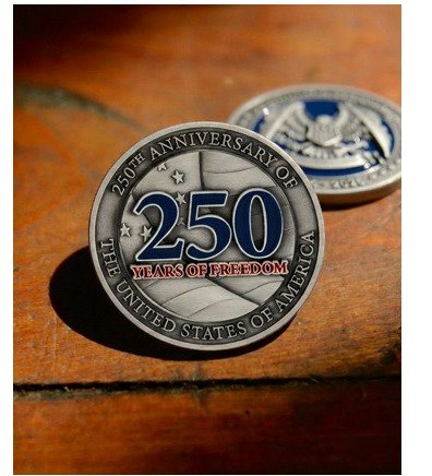 Semiquincentennial 3D Challenge Coin