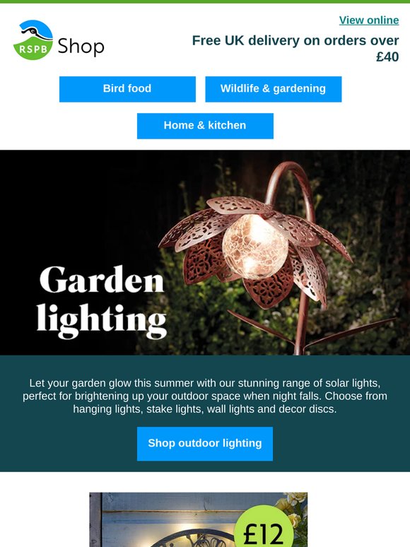 Let your garden glow with our new solar lights!