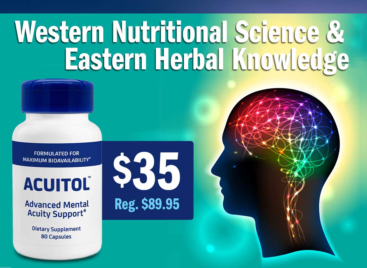 ACUITOL® — $35 per bottle (normally $89.95)