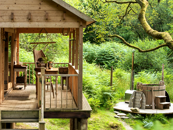 Woodcock cabin - cabin in the Welsh woods