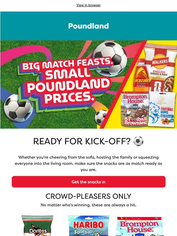 ⚽ Score Big on Match-Day Essentials