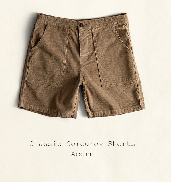 Classic Corduroy Shorts - Acorn