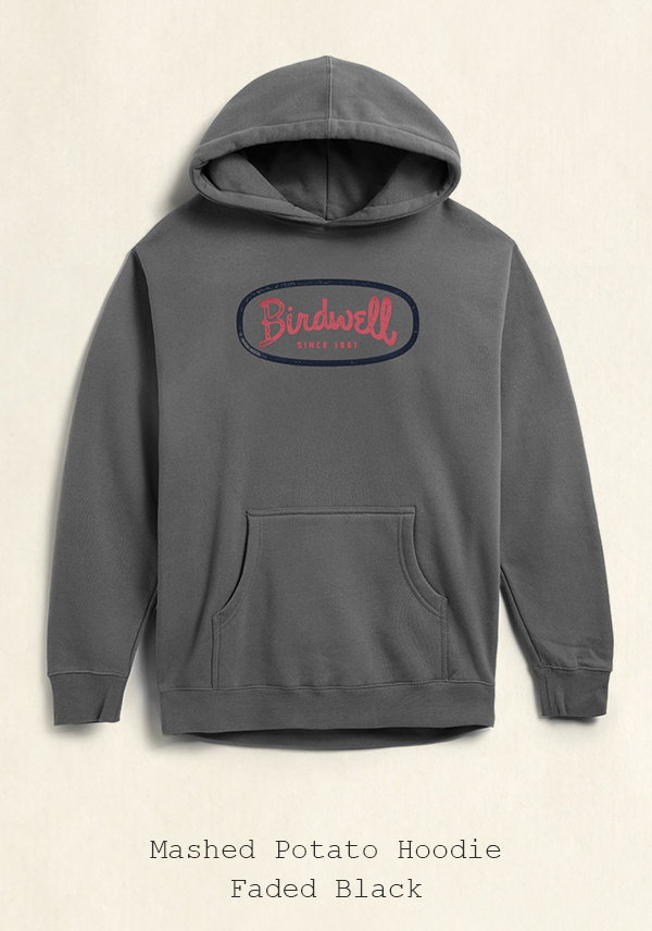 Mashed Potato Hoodie - Faded Black