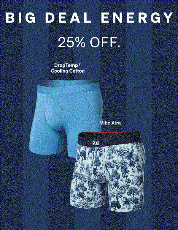 25% off Big Deal Energy. Build Your Own Bundle Vibe Xtra +  DropTemp® Cooling Cotton