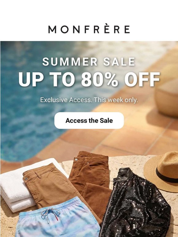 Summer Sale Up to 80% OFF!