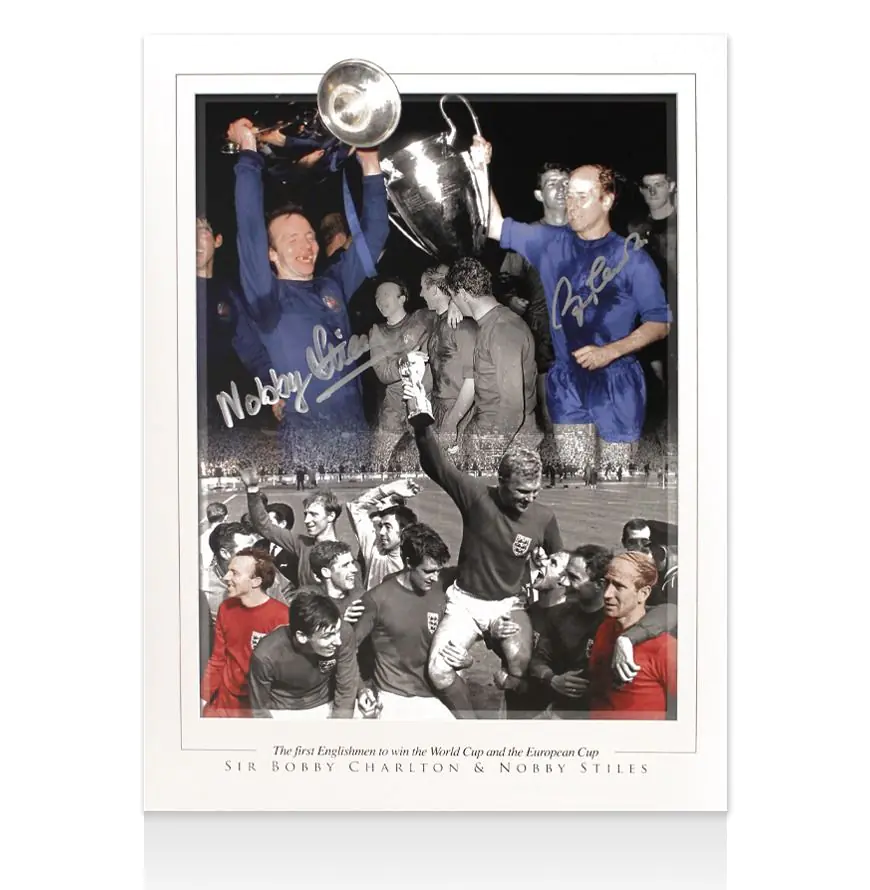 Bobby Charlton & Nobby Stiles