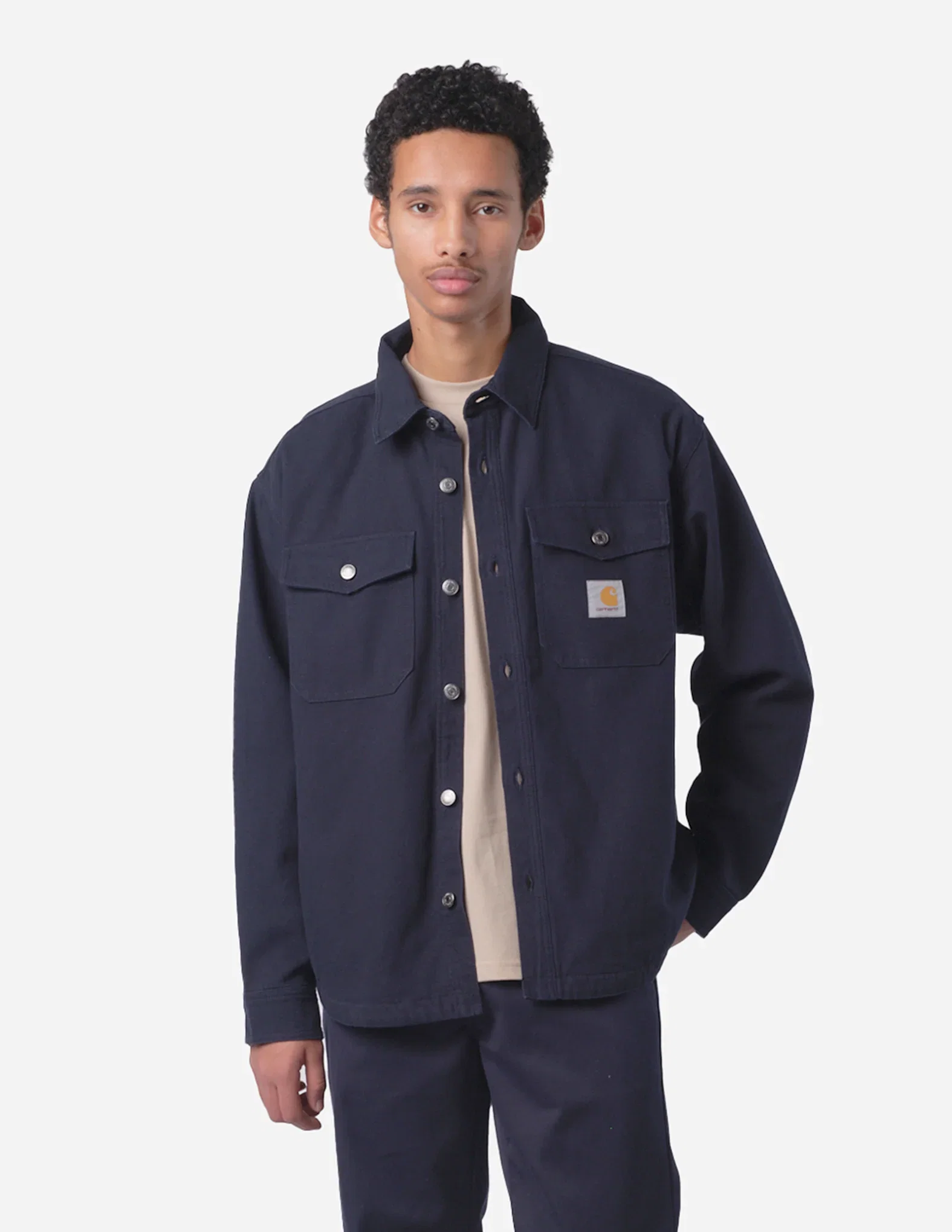 Image of Carhartt WIP Selby Over Shir Deep Blue