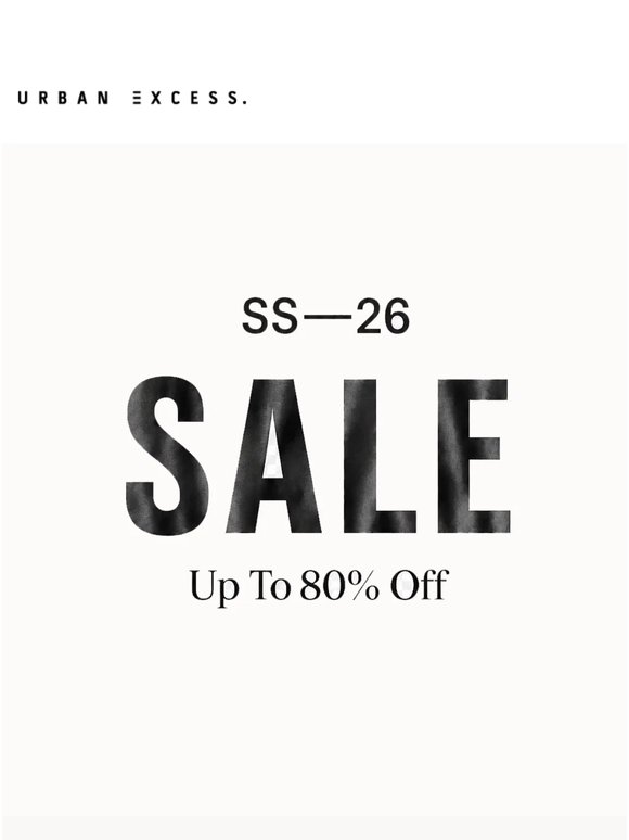 SS26 SALE: — Evening Layers — Up To 80% Off.