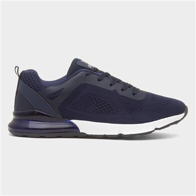 Osaga Magnitude Mens Navy Lace Up Trainer