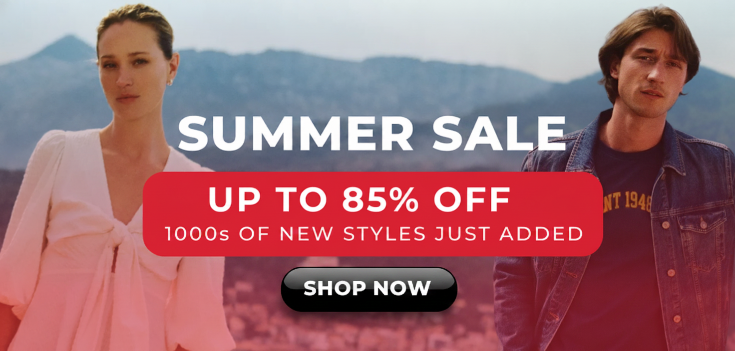 SUMMER SALE UP TO 85% OFF 1000S OF NEW STYLES JUST ADDED