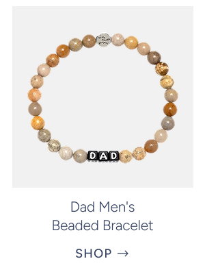 Dad Men's Beaded Bracelet