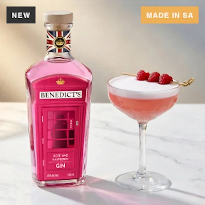 Benedict's Gin Rose & Raspberry Infused Premium Gin, 750ml