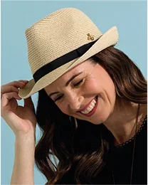 Packable Woven Straw Hat