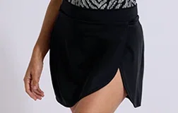 Wrap-effect Swim Skirt