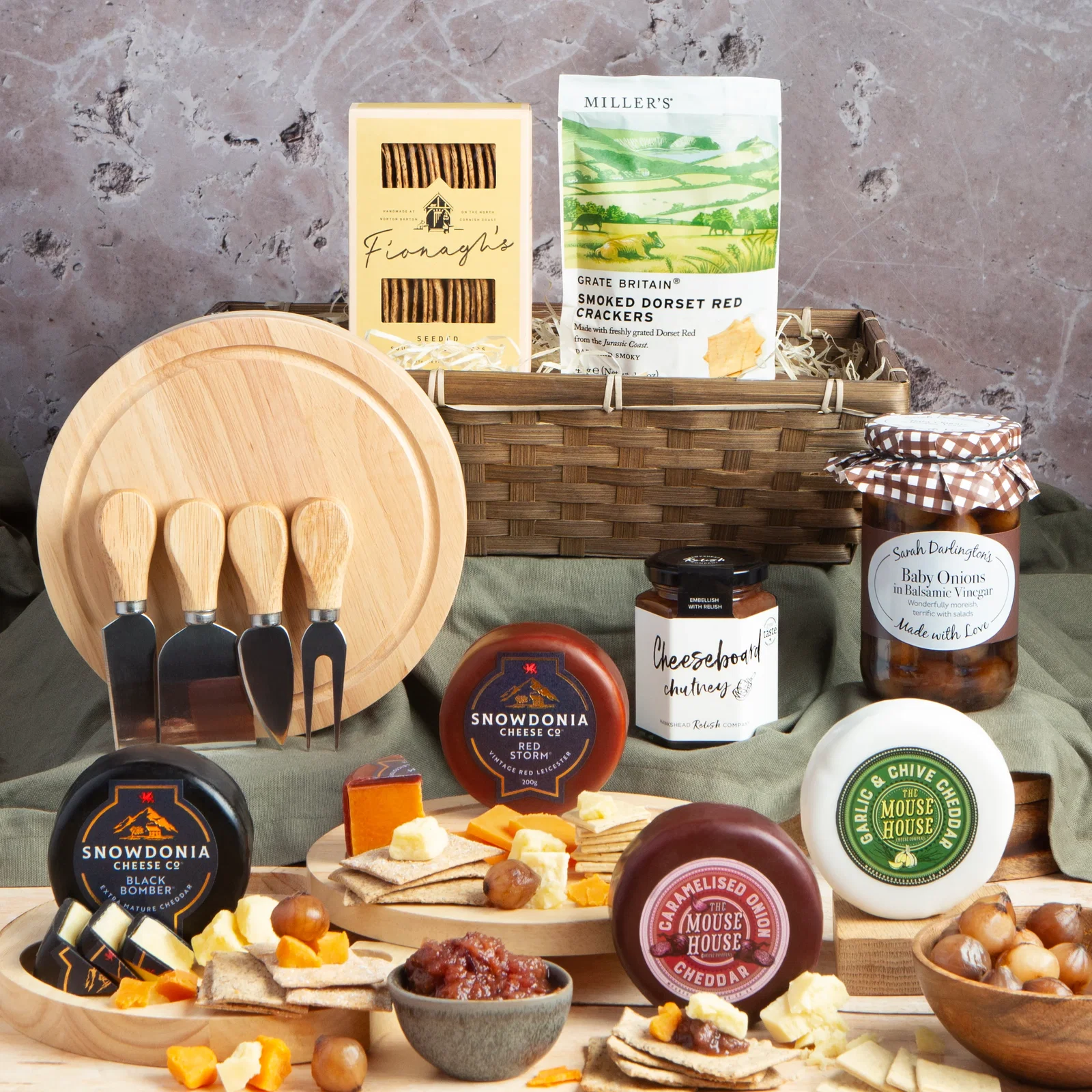 Image of Luxury Cheeseboard Gift Hamper