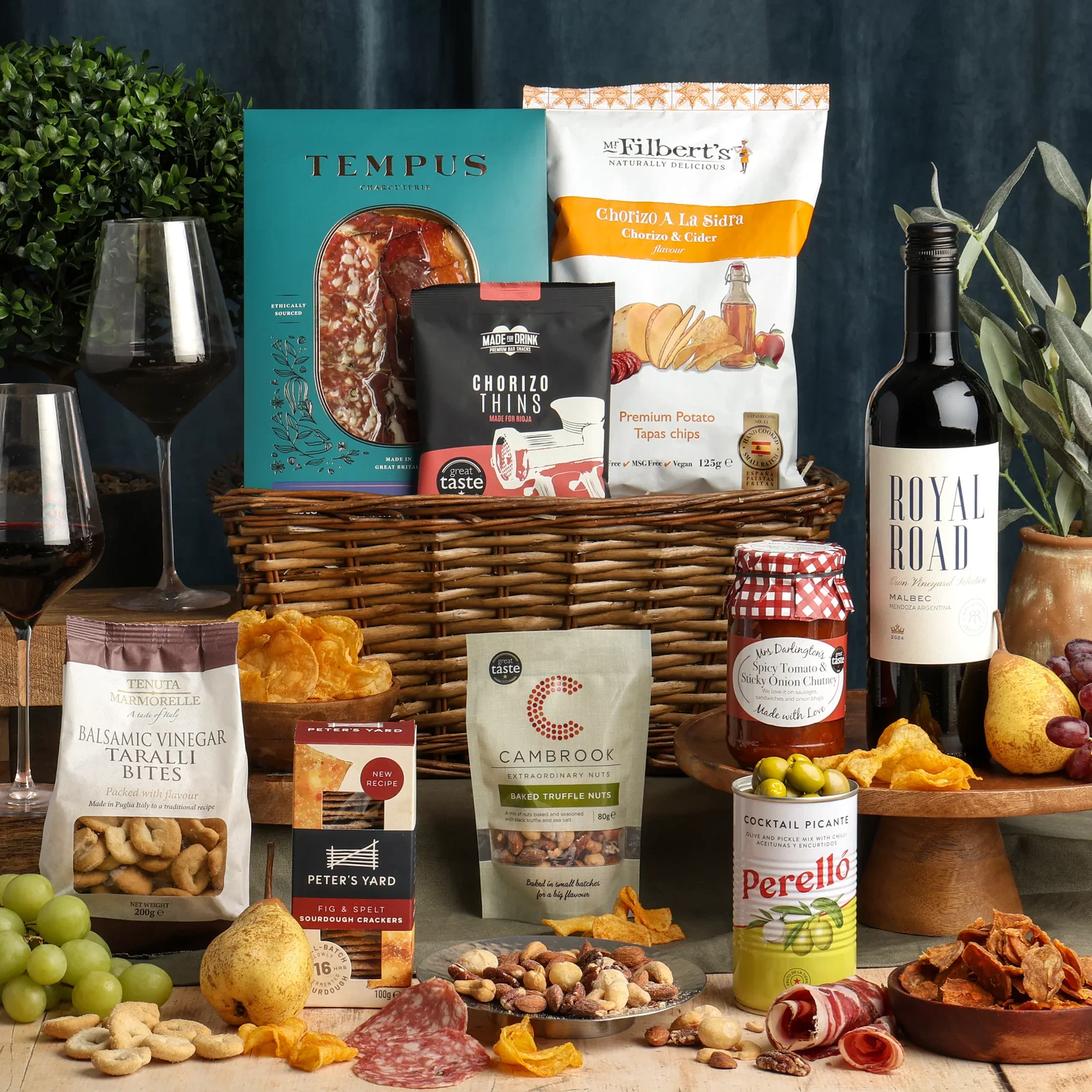 Image of Red Wine & Charcuterie Hamper