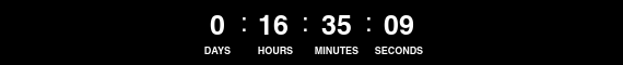 72 Hour Countdown Timer