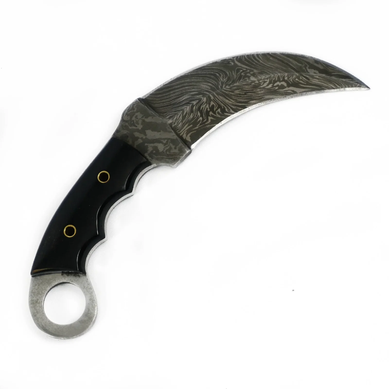 Image of Karambit Knife- Damascus Steel- 11"