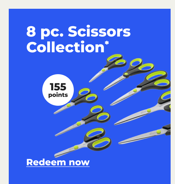 8 pc. Scissors Collection* (with 155 points) - Redeem now