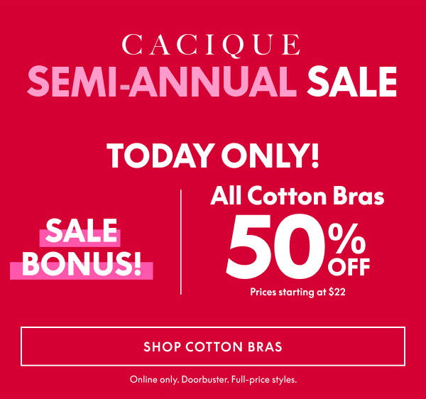 Cotton  Bras 50% Off