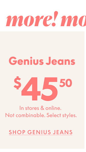 Genius Jeans $45.50