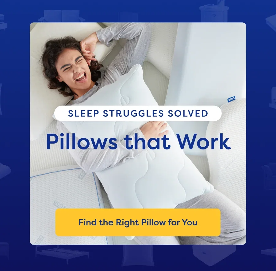 Sleep Struggles Solved. Pillows that Work. Find the Right Pillow for You