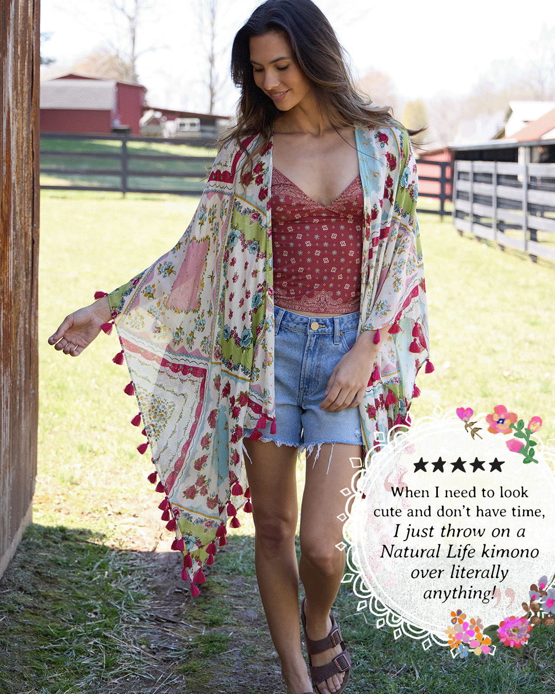 SHOP TOPS & KIMONOS!