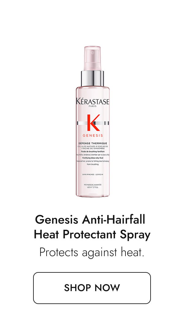Genesis Anti-Hairfall Heat Protectant Spray. Shop now.
