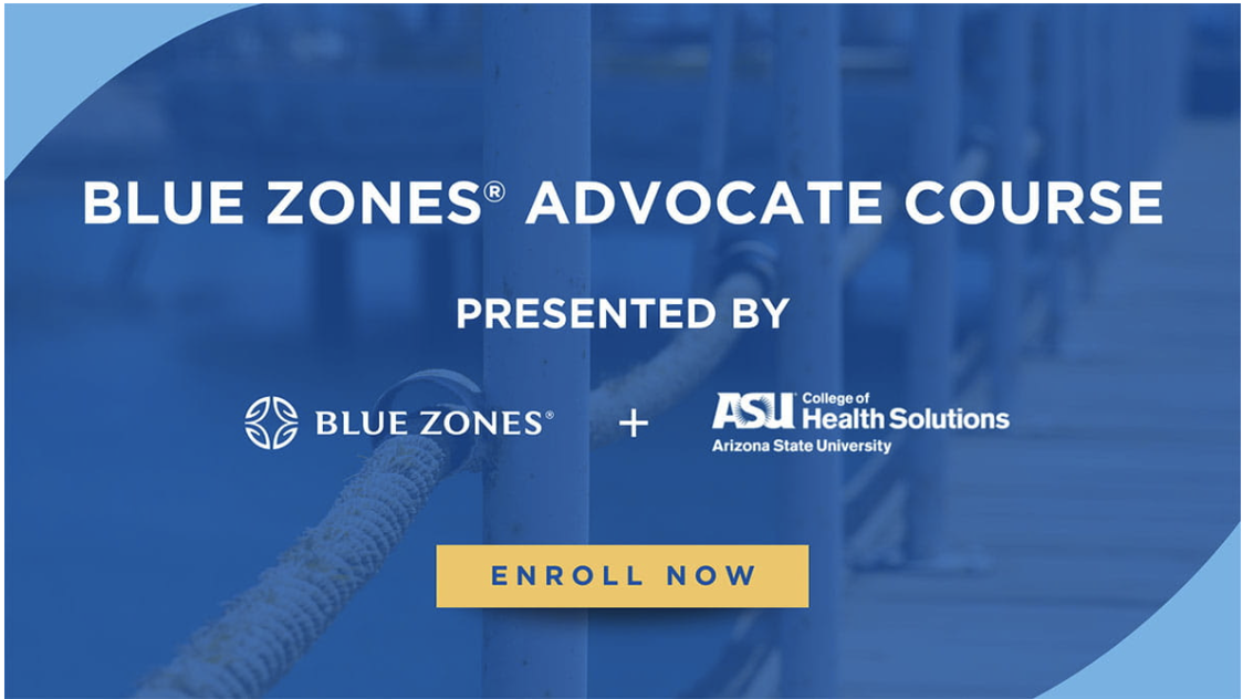 blue zones advocate course