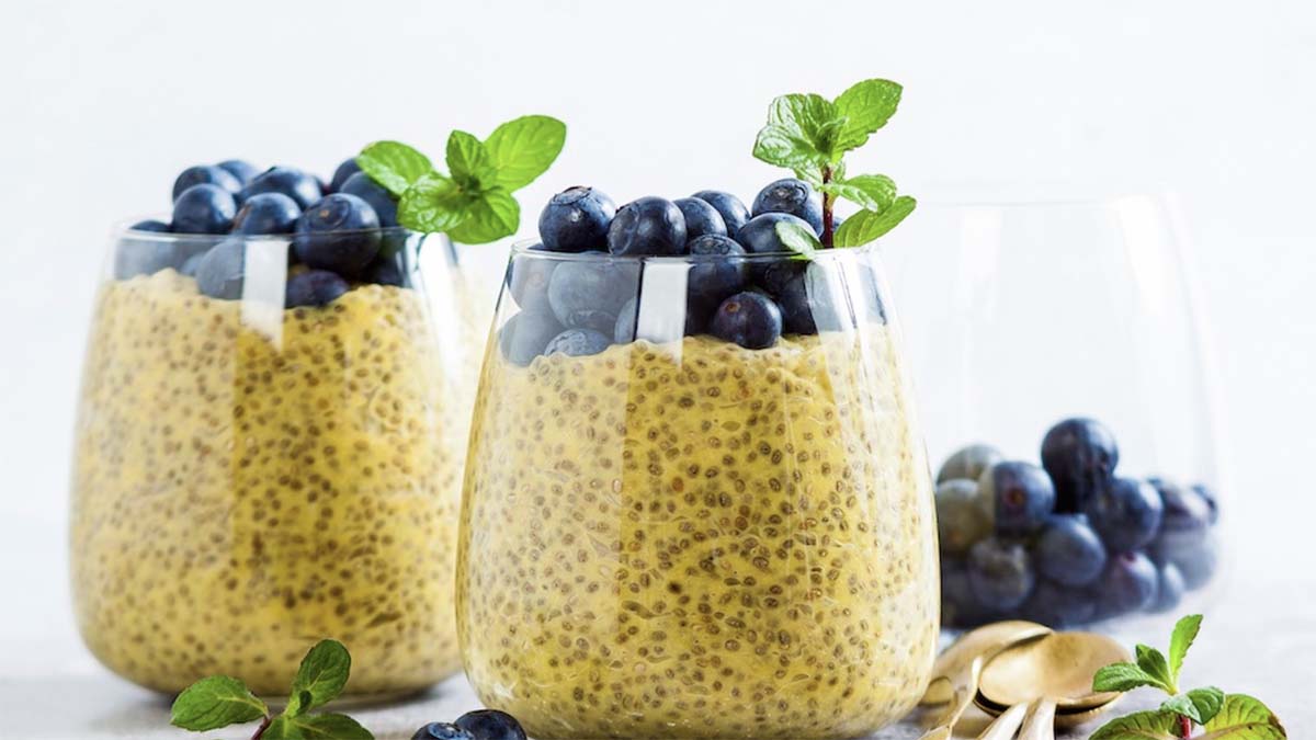 Omega-Mango pudding