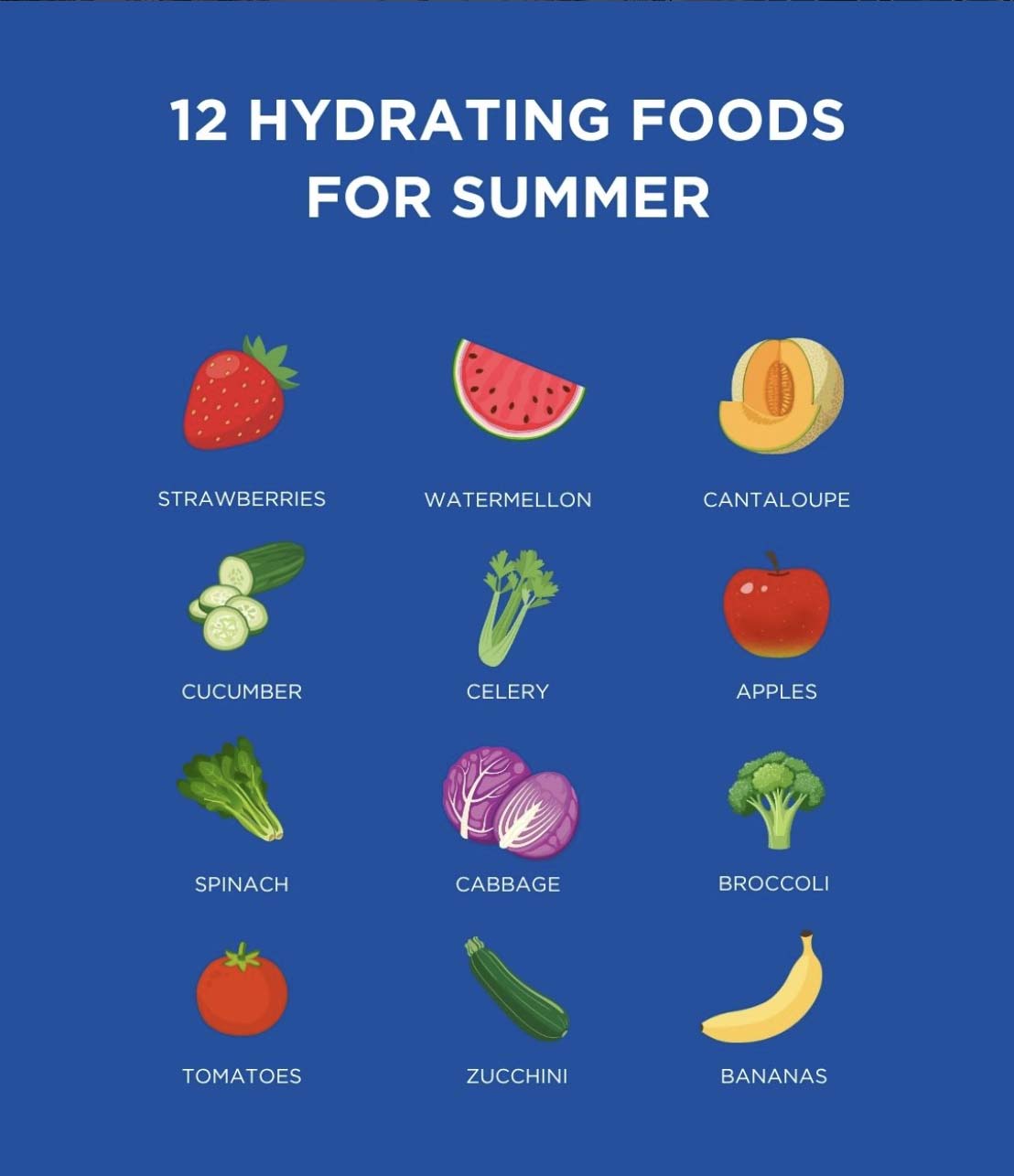 A blue zones instagram post that reads, 'I need some water. The water.'