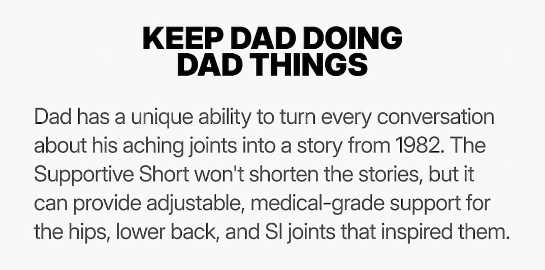headline: For all the things dad's not done doing