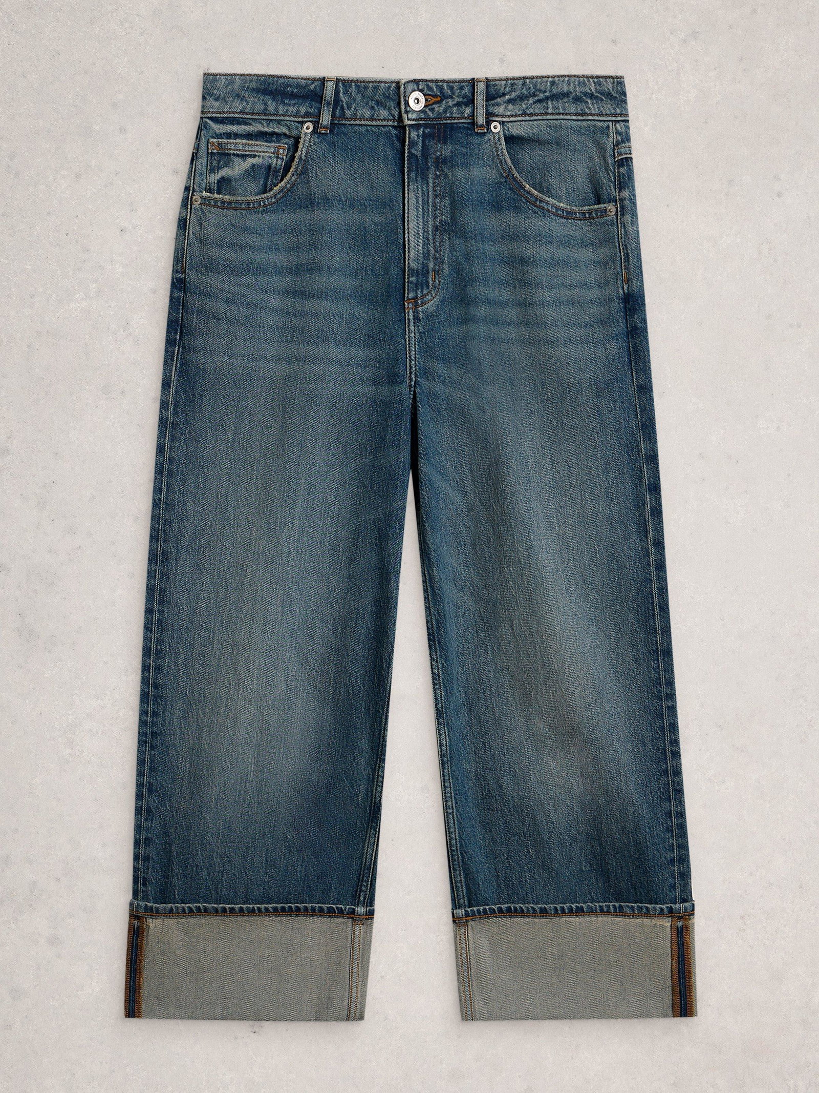 Shop Bailey Straight Turn Up Jean