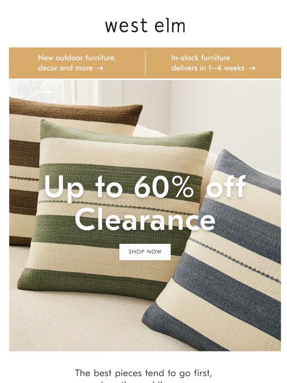 Up to 60% off the pieces everyone's eyeing