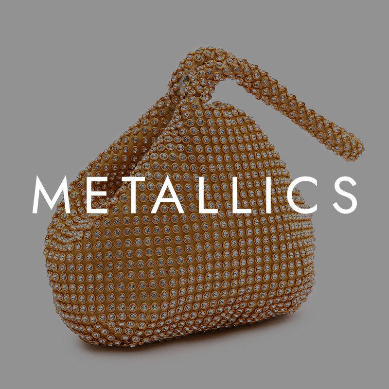 Handbags: Metallics (Gold, Silver)