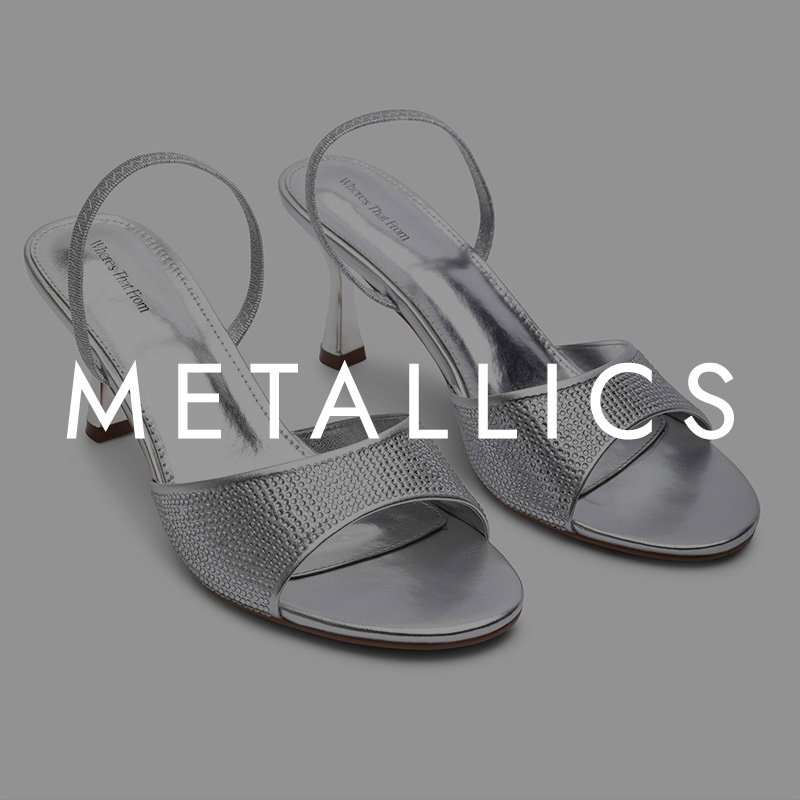 Footwear: Metallics (Gold, Silver)