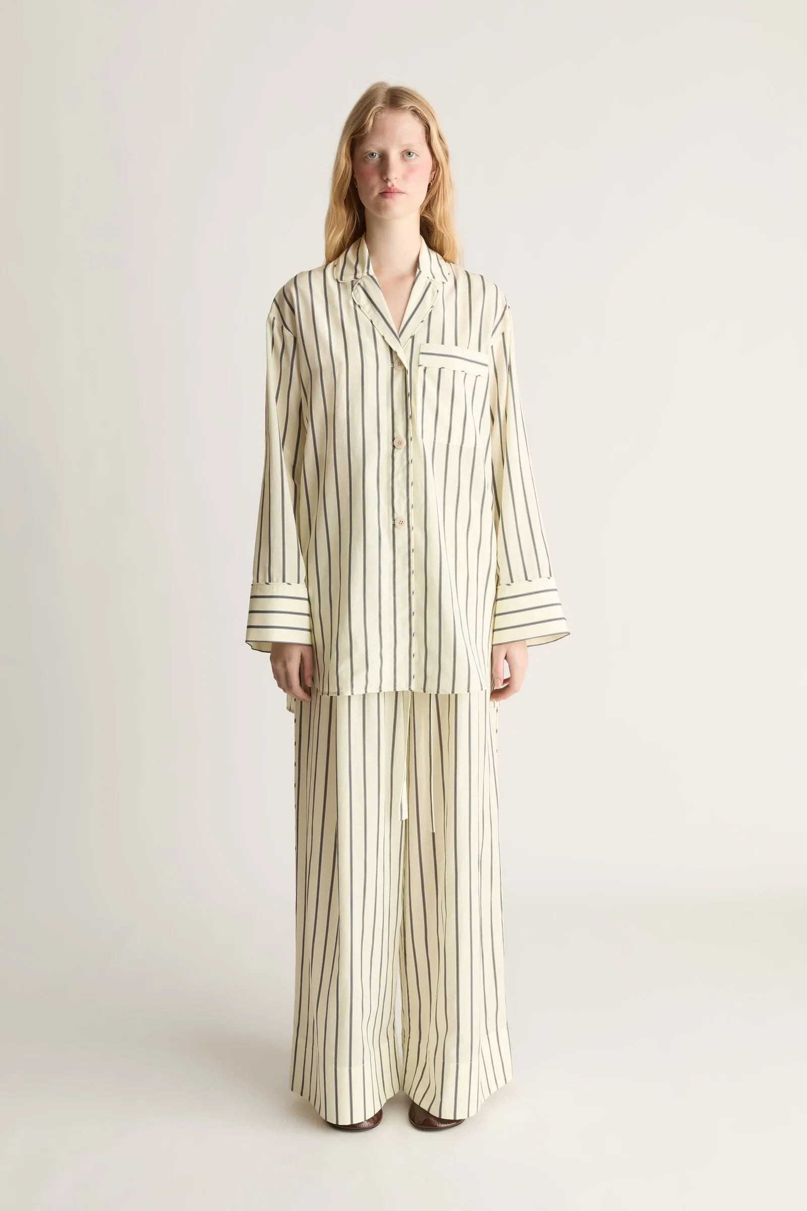 Image of Ava Silk Cotton Shirt
