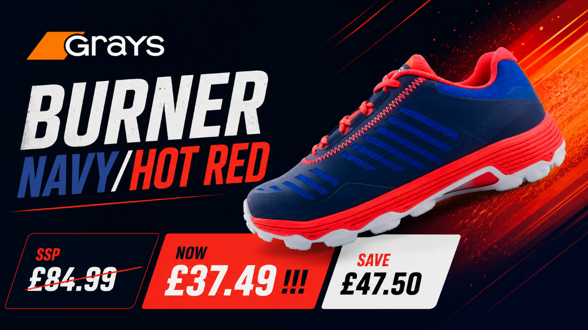 Grays Burner Navy/Hot Red Shoes