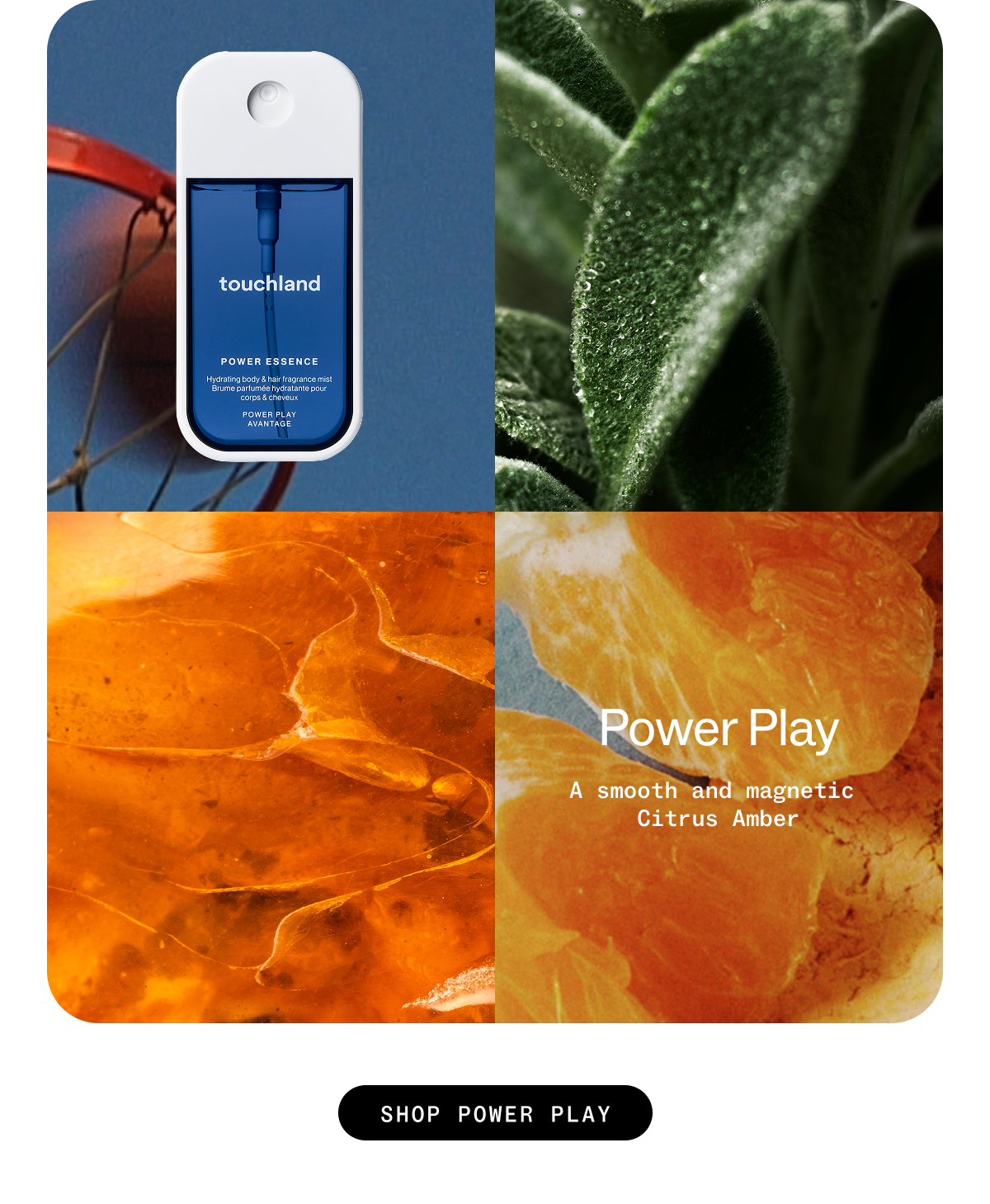 Power Play: A smooth and magnetic  Citrus Amber SHOP POWER PLAY
