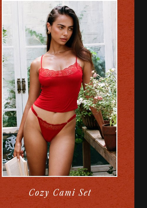 Red, White, & Blue for You Ready for the 4th? Now you are. Red Cozy Cami Set Cozy Cami Set Desire Intimates Set