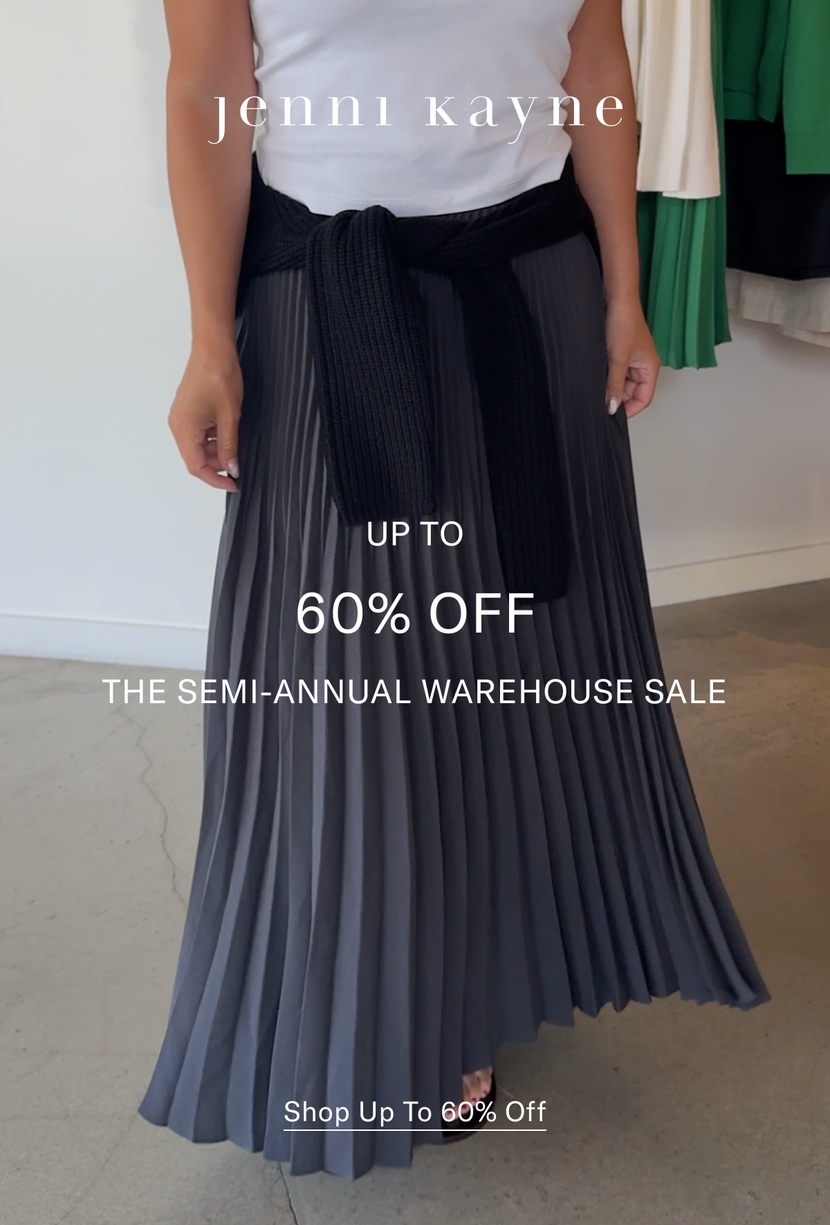 Pleated Skirt - Slate