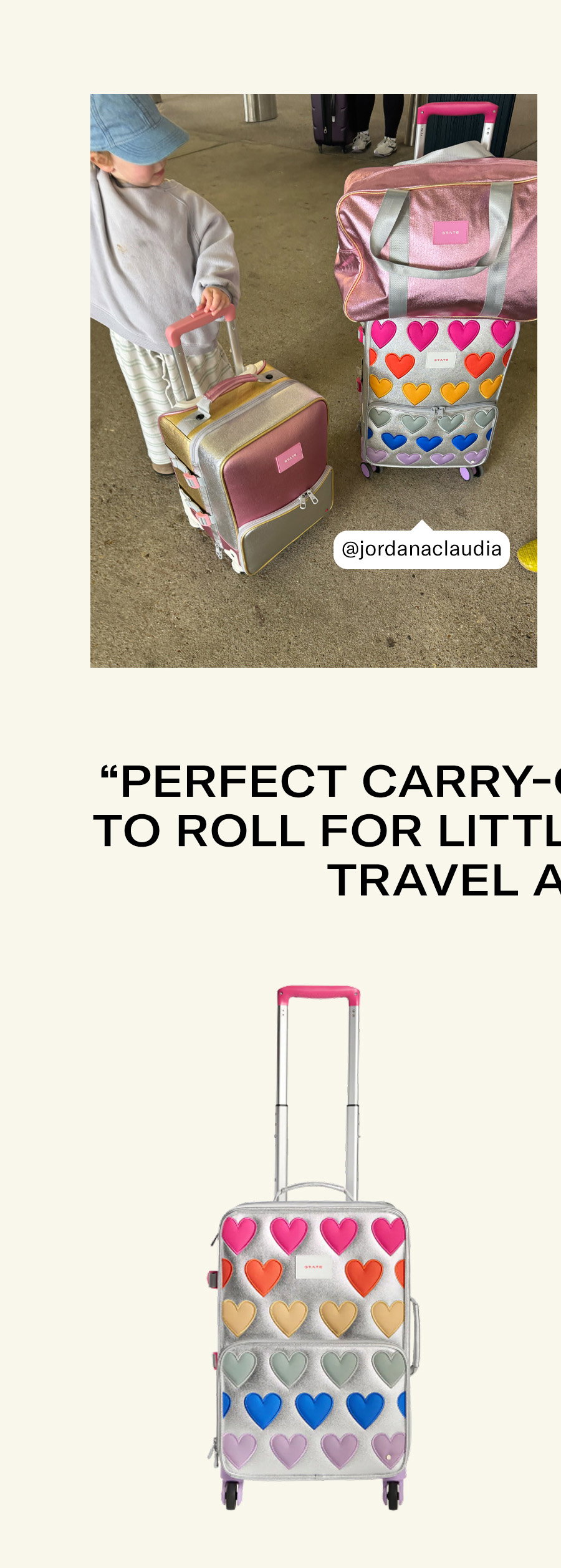 Shop Logan Carry-On Patchwork Hearts