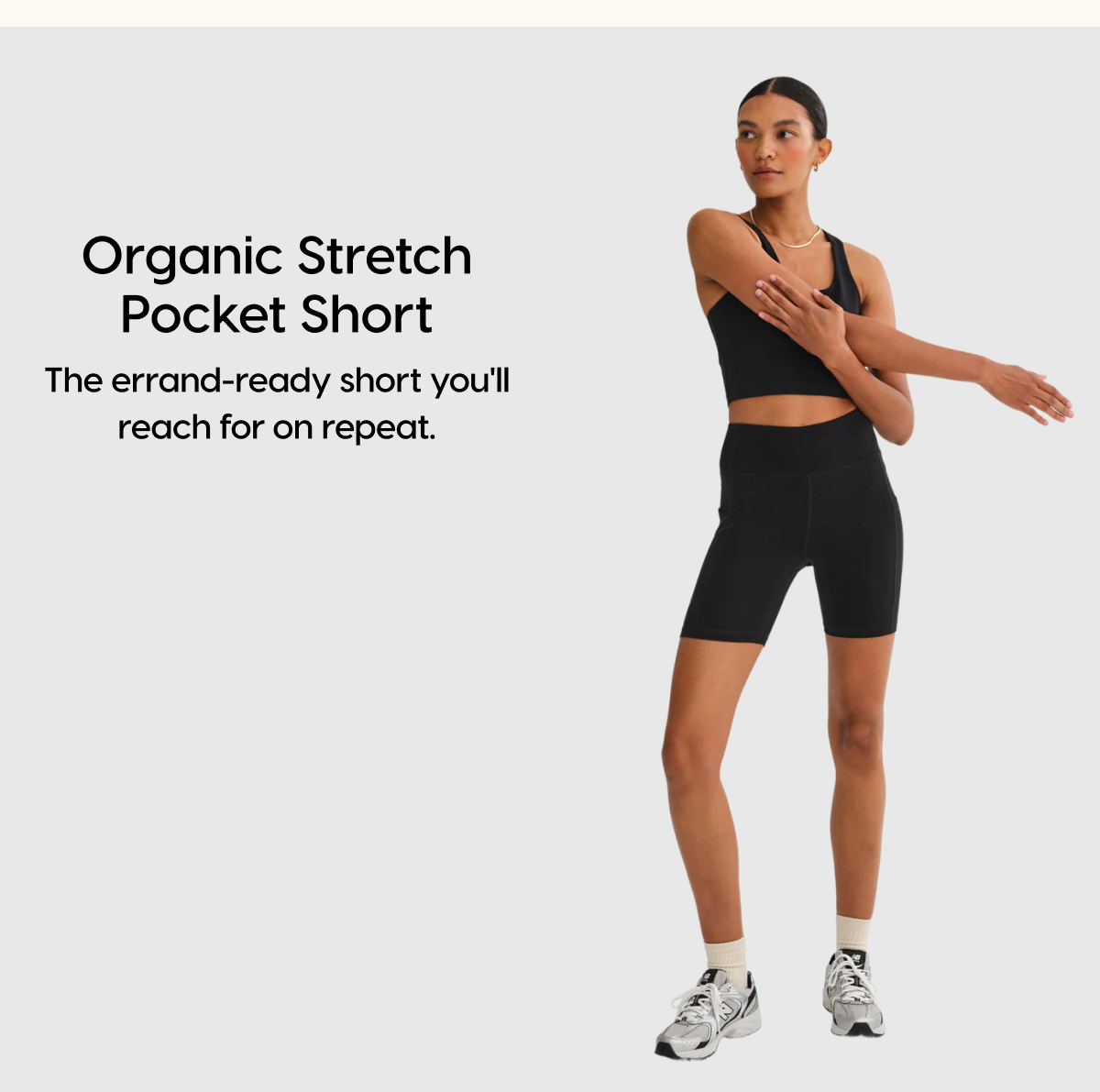 Organic Stretch Pocket Short | The errand-ready short you'll be e