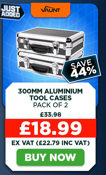 Vaunt 300mm Aluminium Tool Cases - Pack of 2