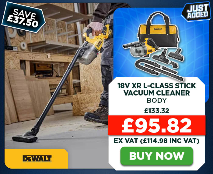 Dewalt DCV501LN 18V XR L-Class Stick Vacuum Cleaner - Body